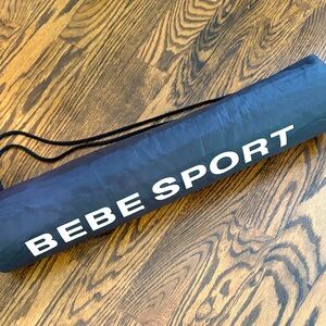 Bebe Sport Black Yoga Mat w Drawstring Bag